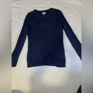 Navy blue sweater size medium